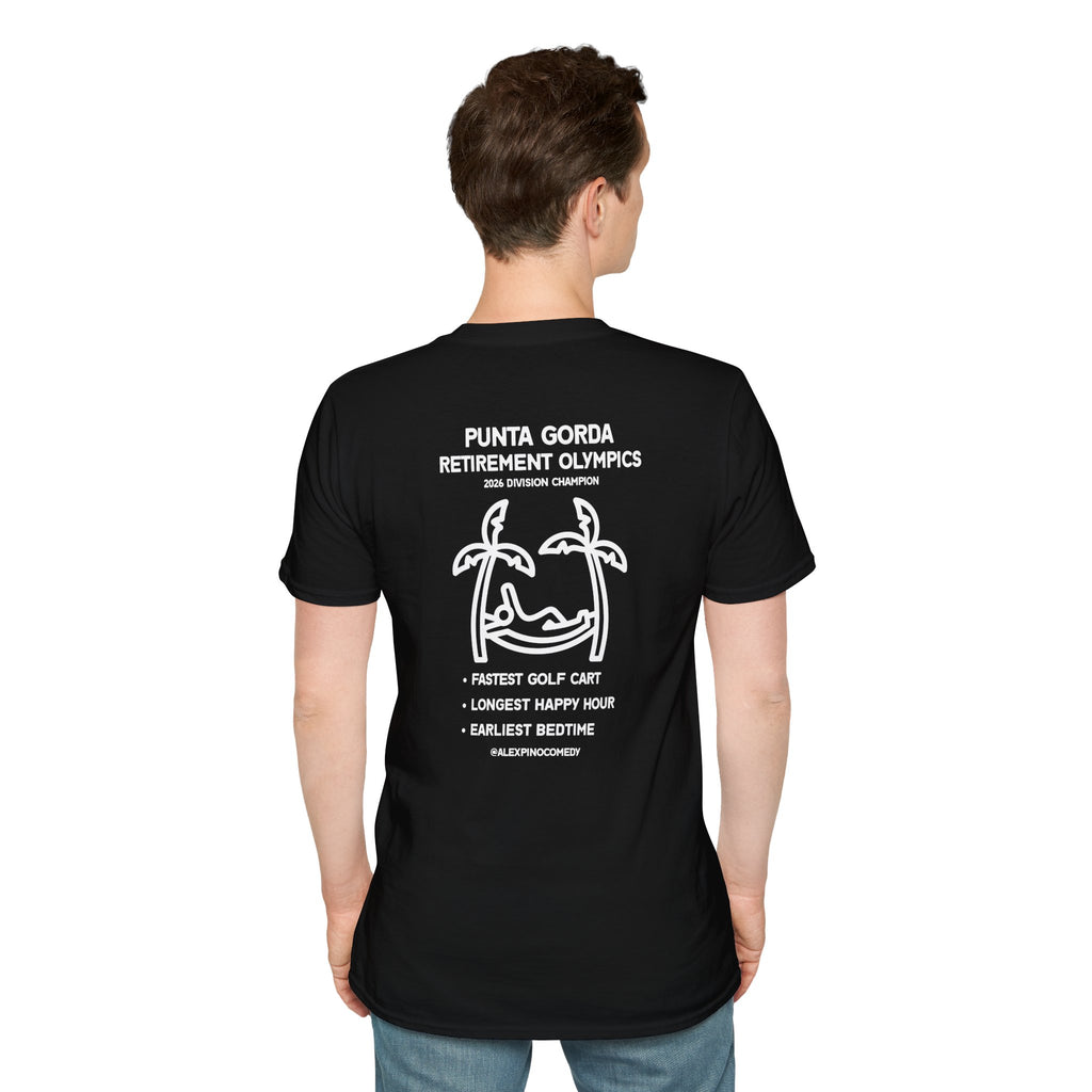 Punta Gorda Retirement Olympics T-Shirt — Funny Senior Games Tee