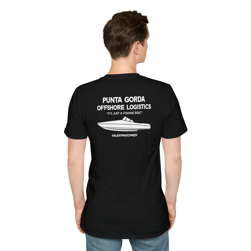 Punta Gorda Offshore Logistics Boat T-Shirt — Nautical Fishing Crew Tee