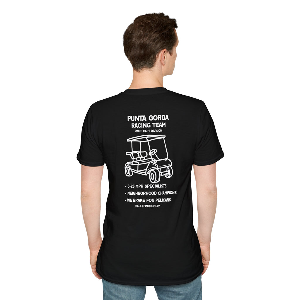 Punta Gorda Racing Team Golf Cart Pocket T‑Shirt