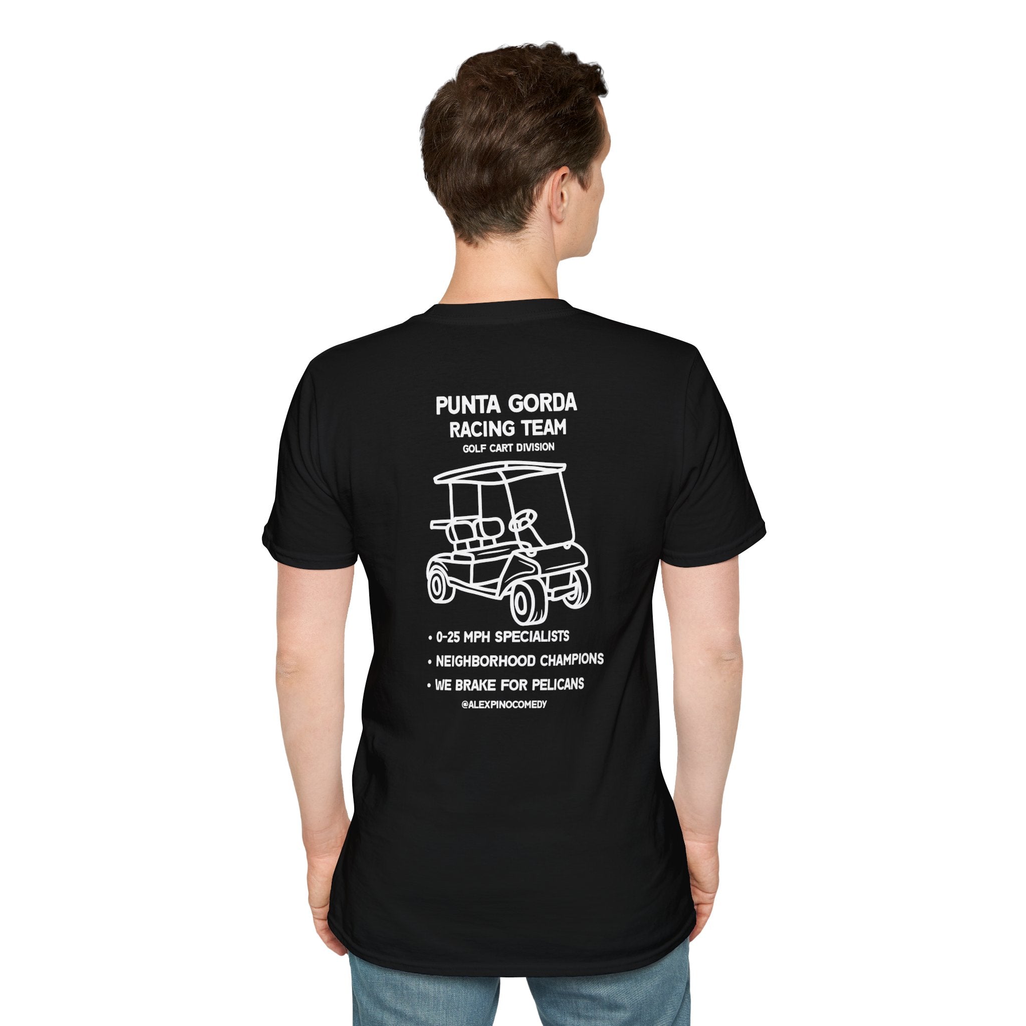 Punta Gorda Racing Team Golf Cart Pocket T‑Shirt