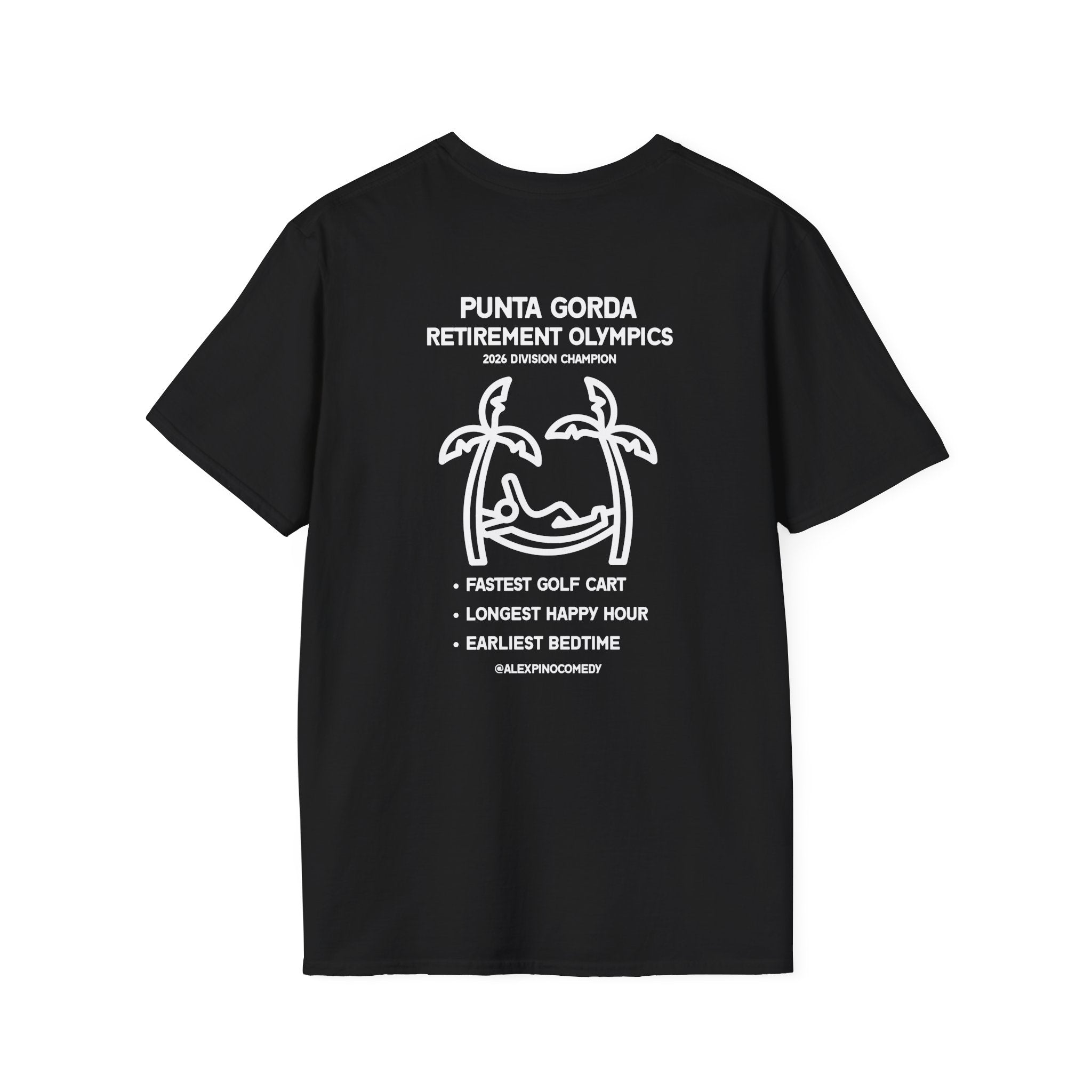 Punta Gorda Retirement Olympics T-Shirt — Funny Senior Games Tee