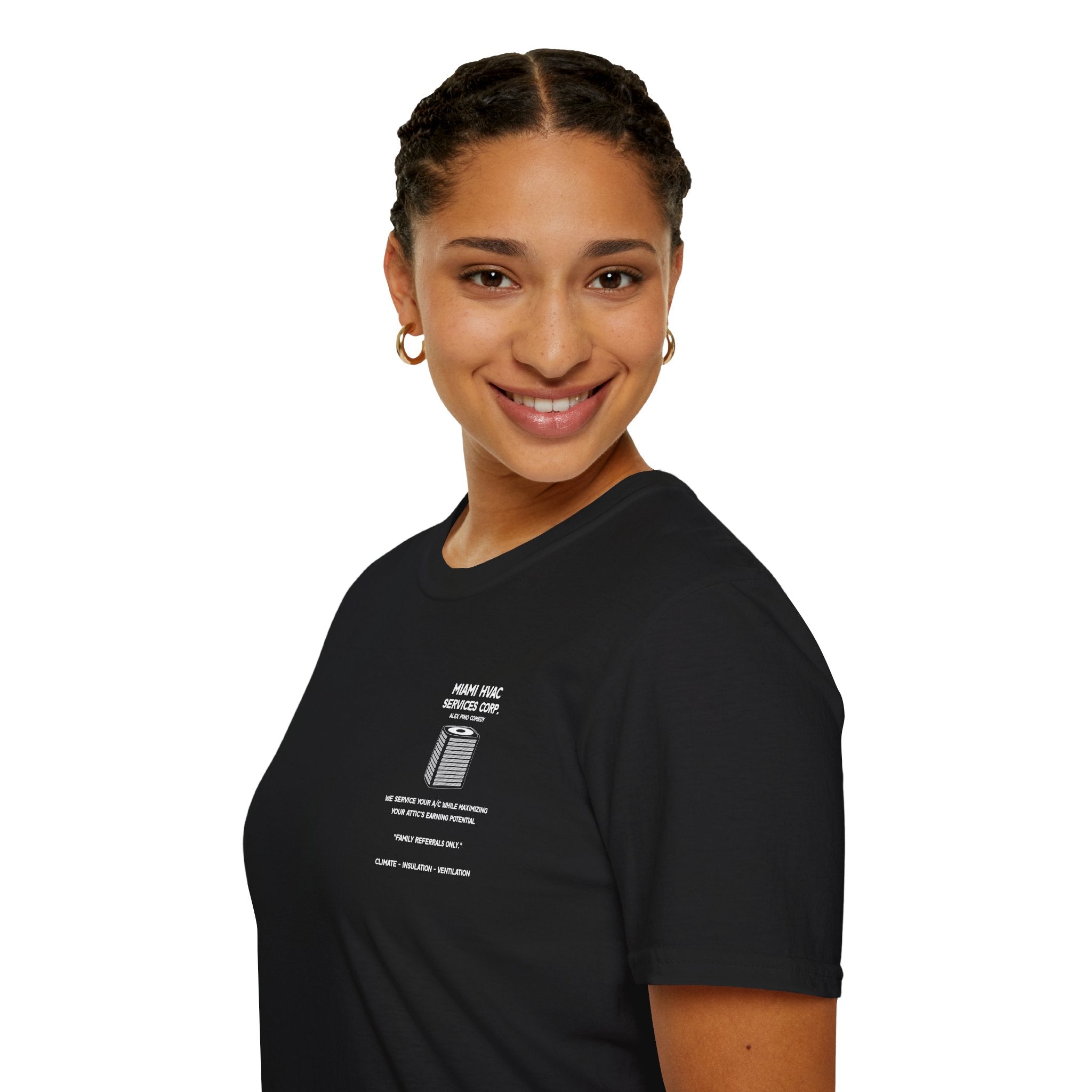 Miami HVAC Services Corp 80s Cocaine Era Parody T-Shirt