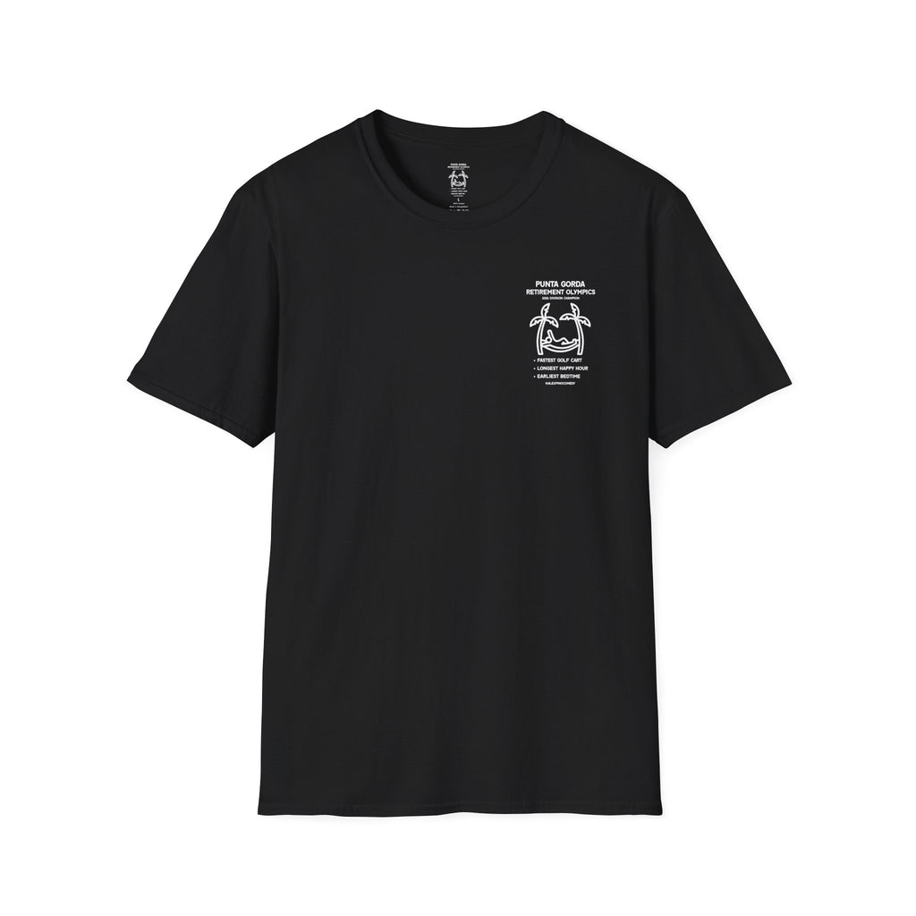 Punta Gorda Retirement Olympics T-Shirt — Funny Senior Games Tee
