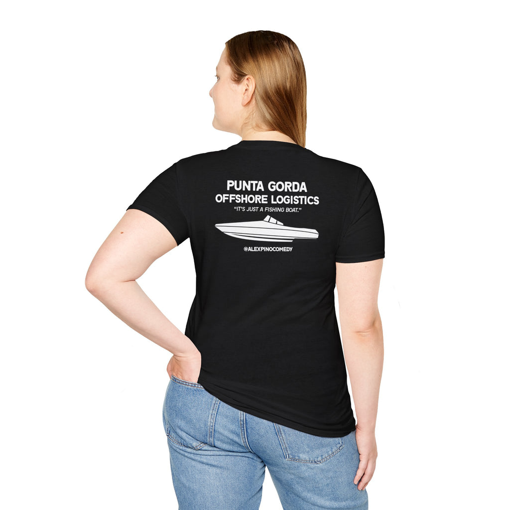 Punta Gorda Offshore Logistics Boat T-Shirt — Nautical Fishing Crew Tee