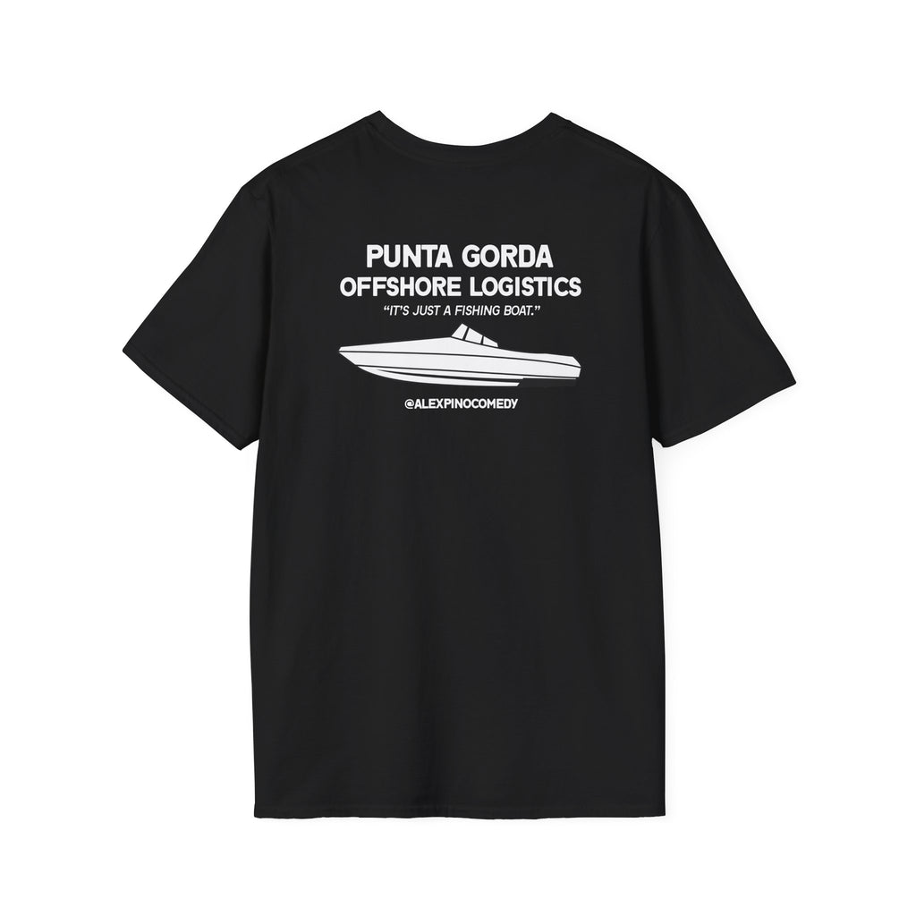 Punta Gorda Offshore Logistics Boat T-Shirt — Nautical Fishing Crew Tee