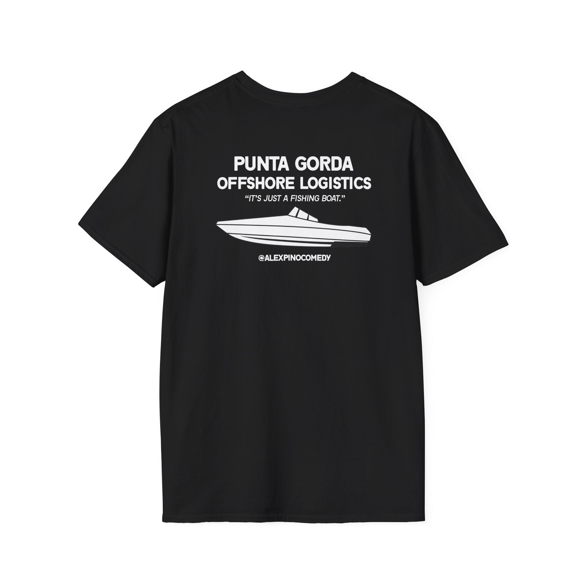 Punta Gorda Offshore Logistics Boat T-Shirt — Nautical Fishing Crew Tee