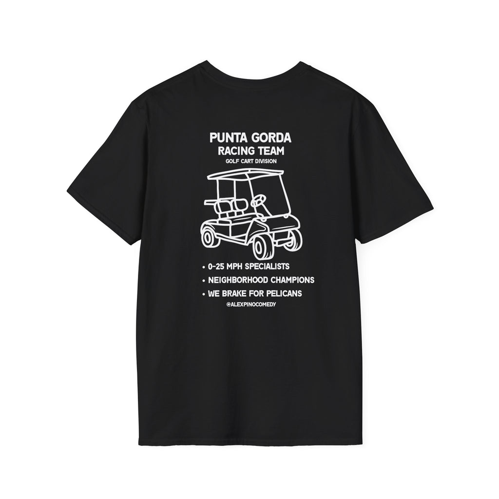 Punta Gorda Racing Team Golf Cart Pocket T‑Shirt