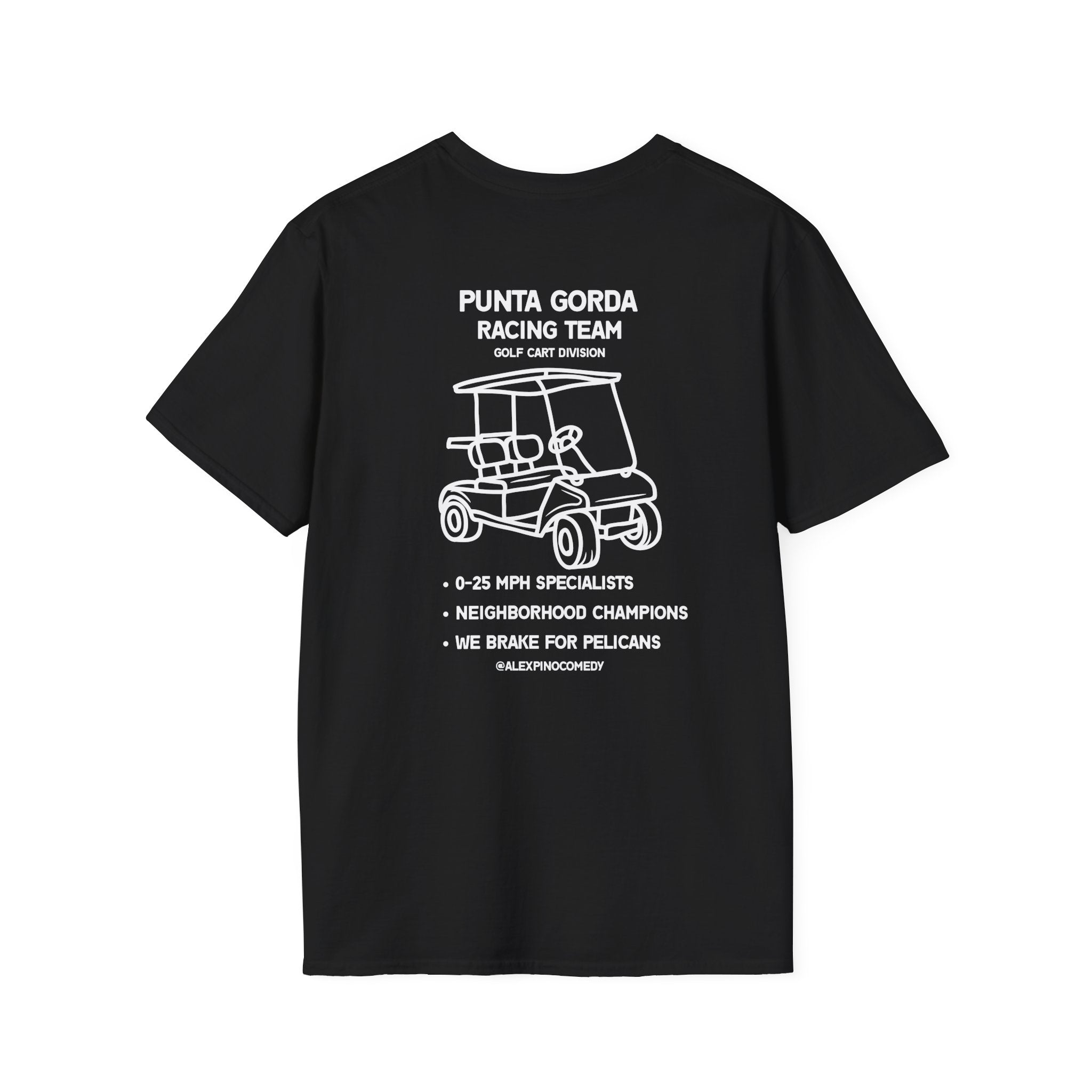 Punta Gorda Racing Team Golf Cart Pocket T‑Shirt