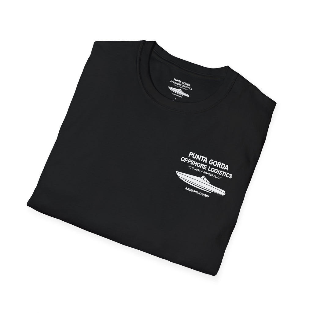 Punta Gorda Offshore Logistics Boat T-Shirt — Nautical Fishing Crew Tee