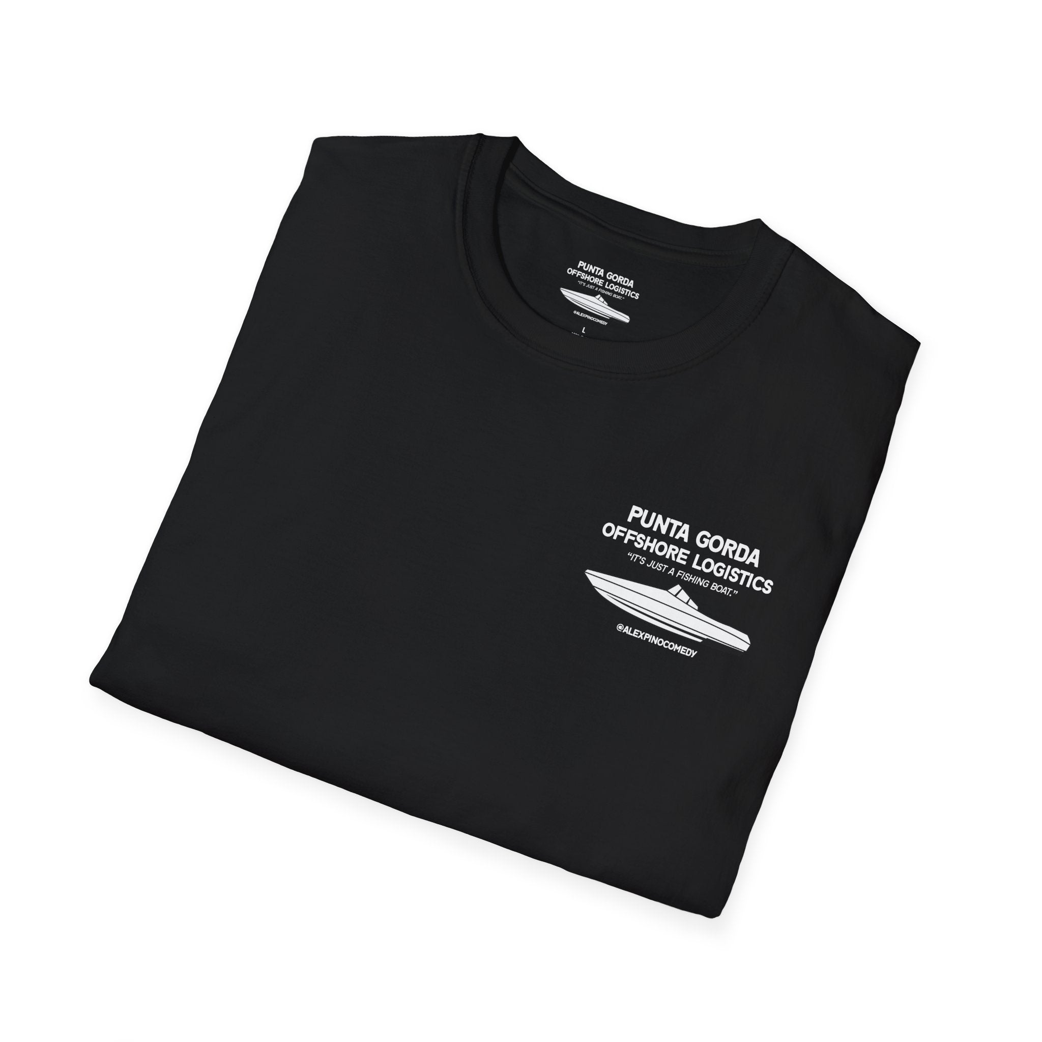 Punta Gorda Offshore Logistics Boat T-Shirt — Nautical Fishing Crew Tee