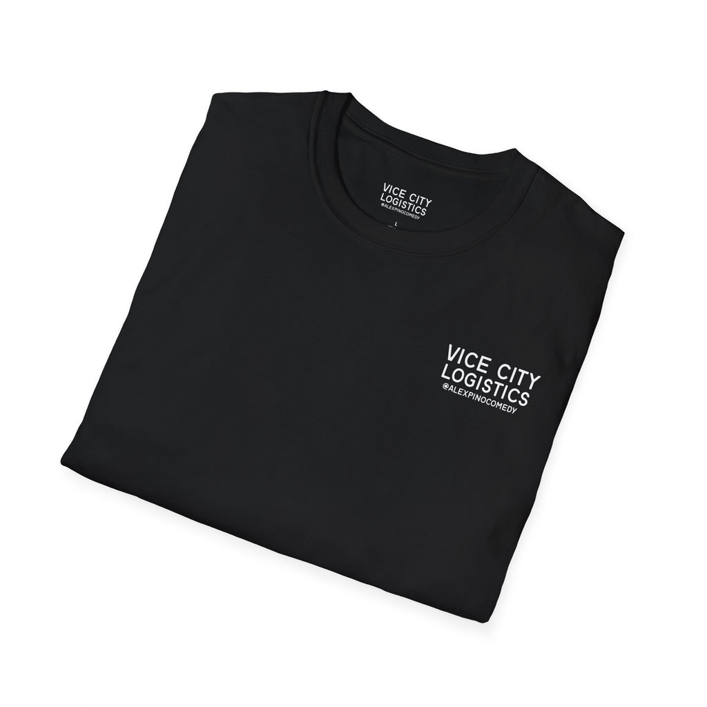 Vice City Logistics Logo T-Shirt — Minimalist Streetwear Tee